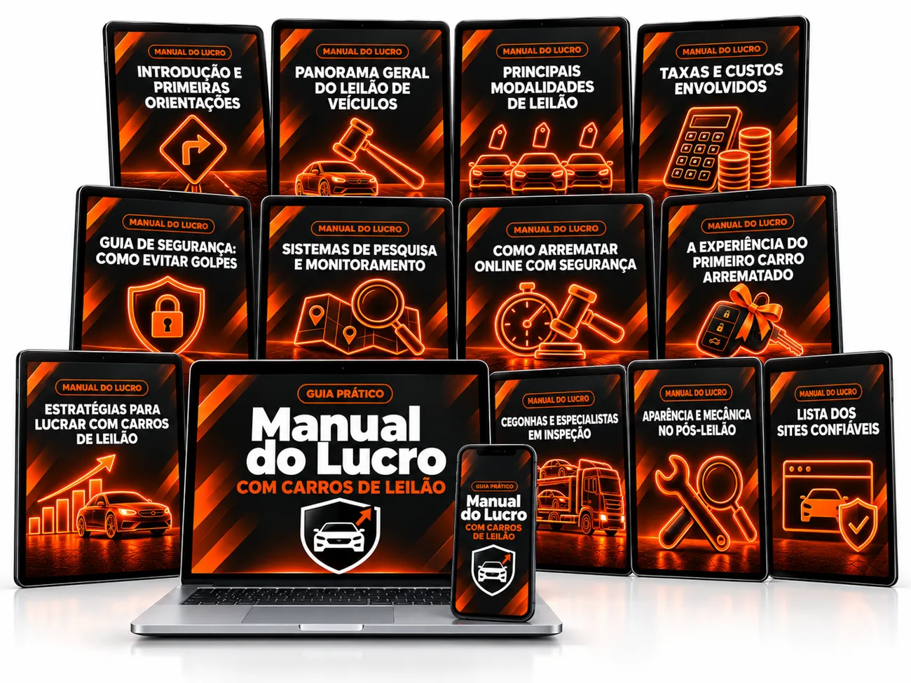 Manual do Lucro com Carros de Leilão e todos os materiais